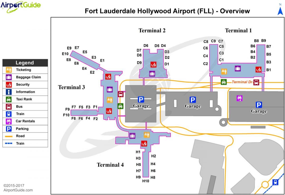 ft Lauderdale airport parking carte