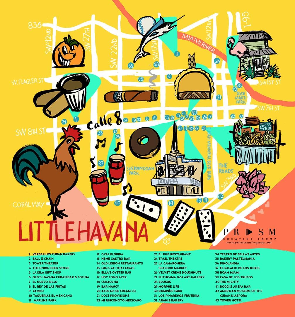 Miami Little havana carte