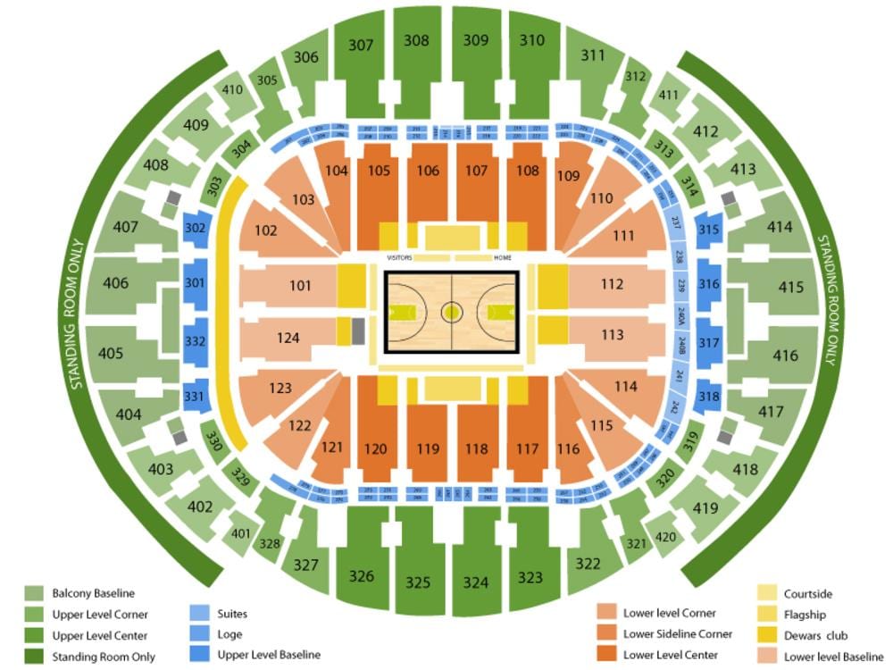 L'American Airlines Arena carte
