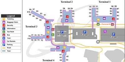 Ft Lauderdale airport parking carte