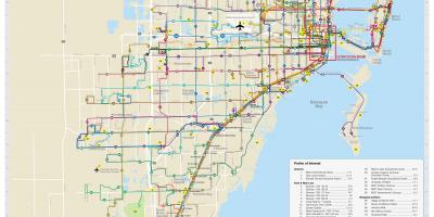 Miami transports publics carte
